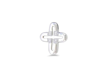 Rhodium Plated | Cross Pendants